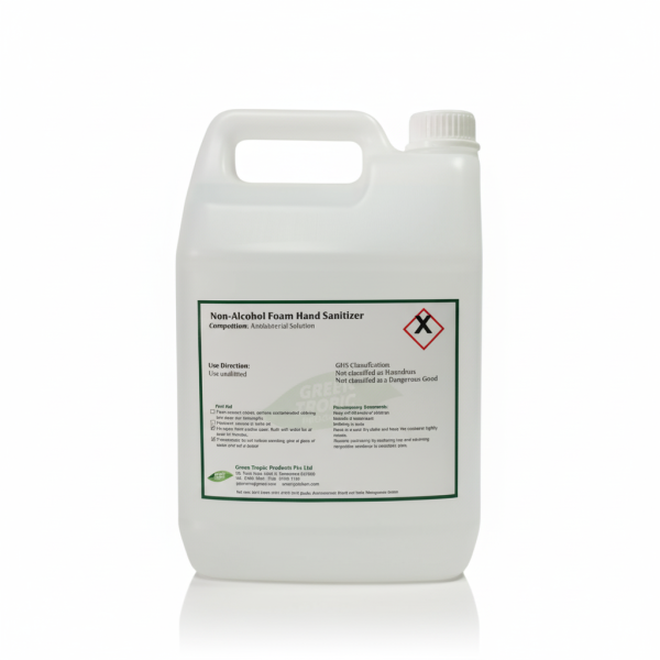 Non-Alcohol Foaming Hand Sanitizer 5L | GTP Chem