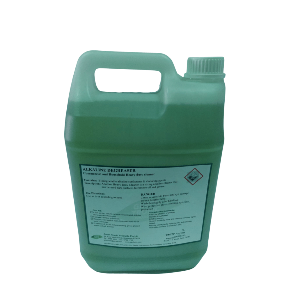 Water Based Metal Degreaser 5 Litre - Green Tropic Products Pte Ltd